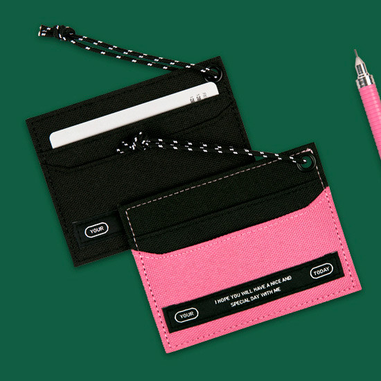 Example of use - BNTP Today flat card pocket case holder