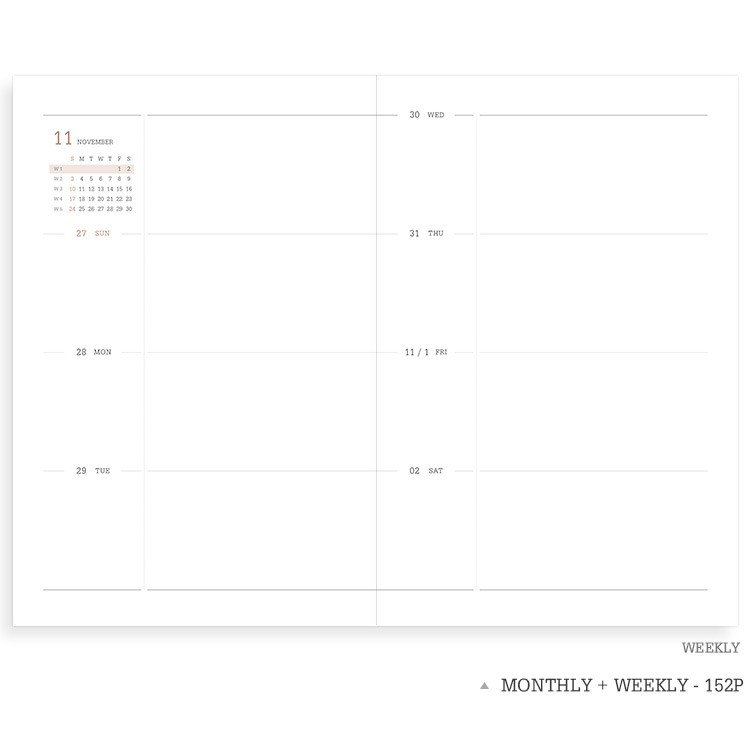 Weekly plan - Indigo 2020 Official soft dated weekly planner notebook
