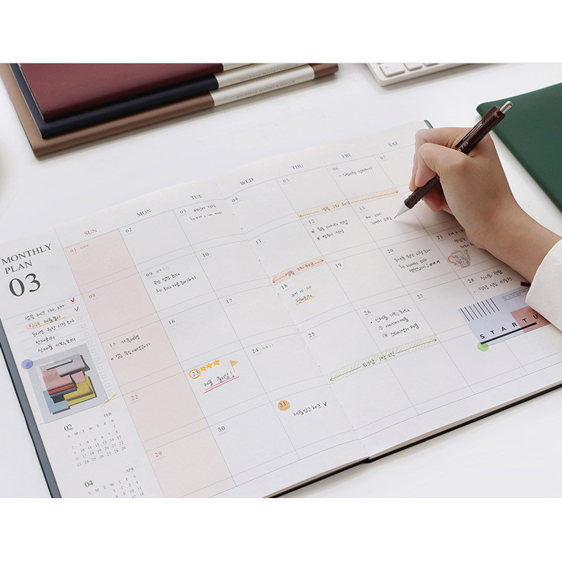 Monthly plan - Indigo 2020 Official large dated monthly planner scheduler