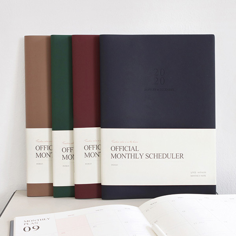 Indigo 2020 Official large dated monthly planner scheduler