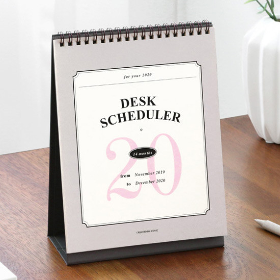 ICONIC 2020 Simple desk scheduler calendar