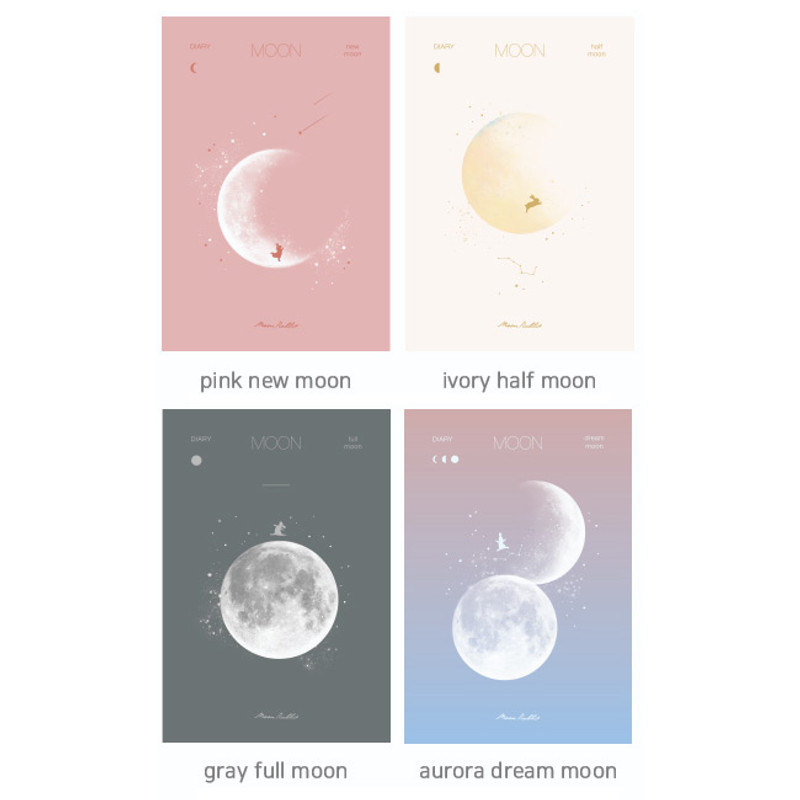 Colors - Dash And Dot Moon special undated weekly diary journal
 Colors - Dash And Dot Moon special undated weekly diary journal