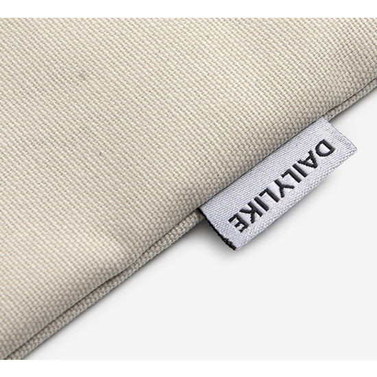 Dailylike Embroidery rectangle fabric zipper pouch - Face