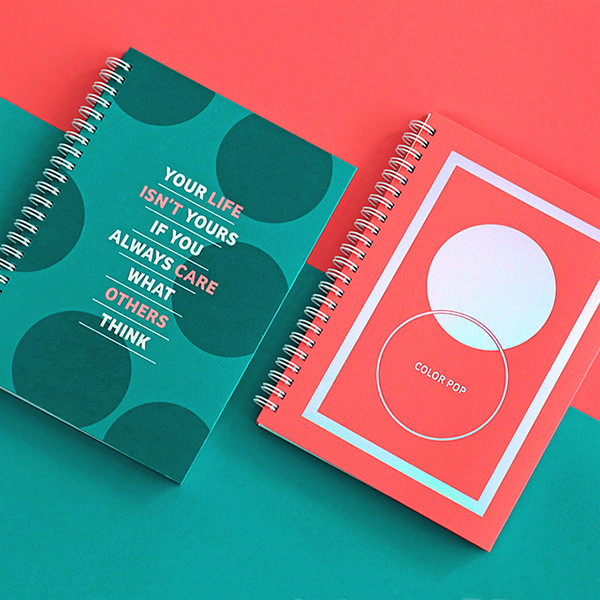 Indigo Color pop spiral bound dateless weekly planner