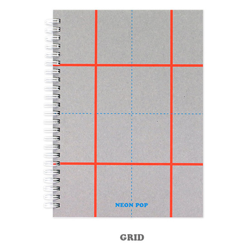 Indigo Neon pop spiral bound dateless weekly planner Indigo Neon pop spiral bound dateless weekly planner