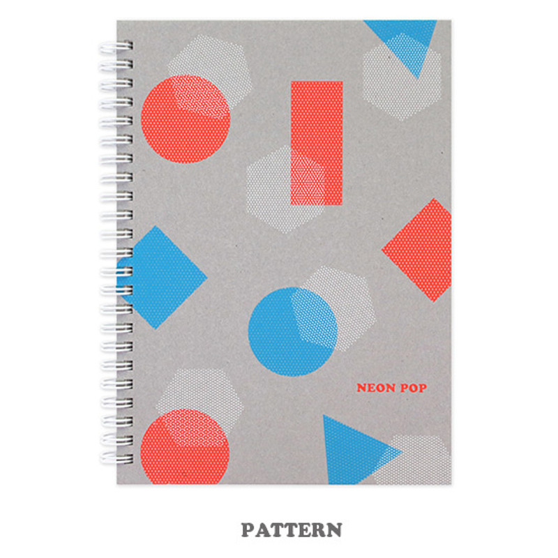 Indigo Neon pop spiral bound dateless weekly planner Indigo Neon pop spiral bound dateless weekly planner