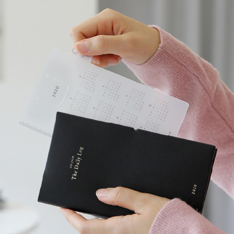PP clear index calendar - GMZ 2020 The daily log small dated weekly diary planner PP clear index calendar - GMZ 2020 The daily log small dated weekly diary planner