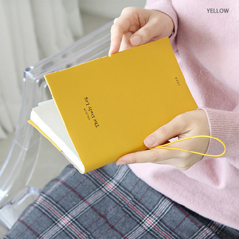 Yellow - GMZ 2020 The daily log medium dated weekly diary planner