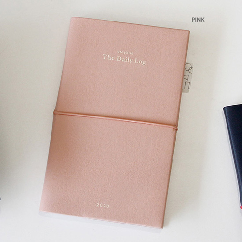 Pink - GMZ 2020 The daily log medium dated weekly diary planner