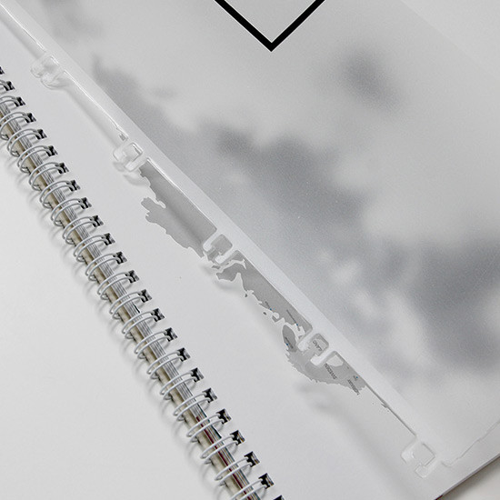 Detachable PP cover - GMZ 2020 Worldwide dated monthly desk planner scheduler