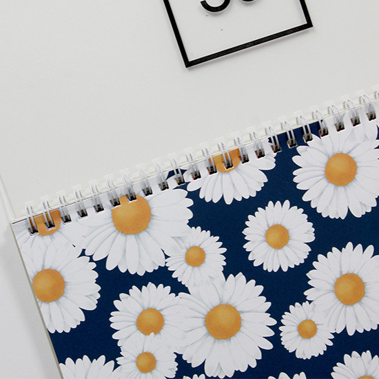 Wire bound - GMZ 2020 Pattern spiral bound monthly desk calendar