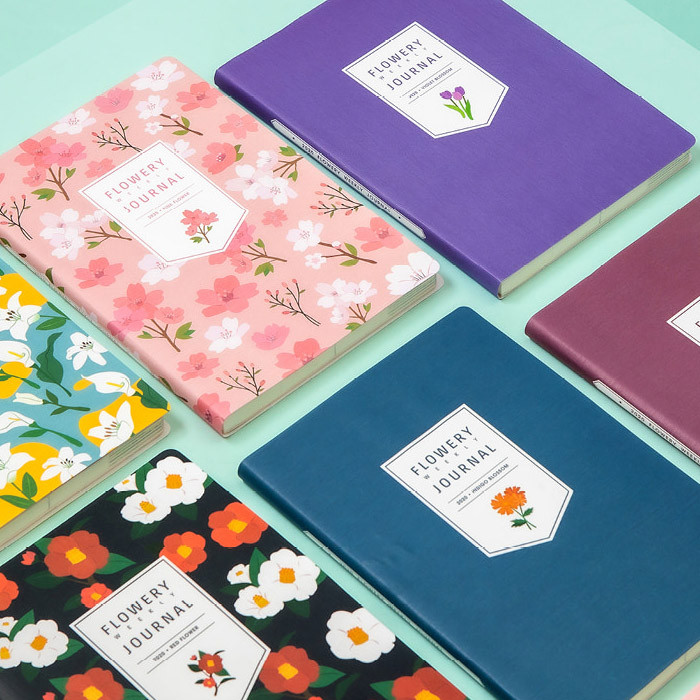 Ardium 2020 Flowery dated weekly journal planner