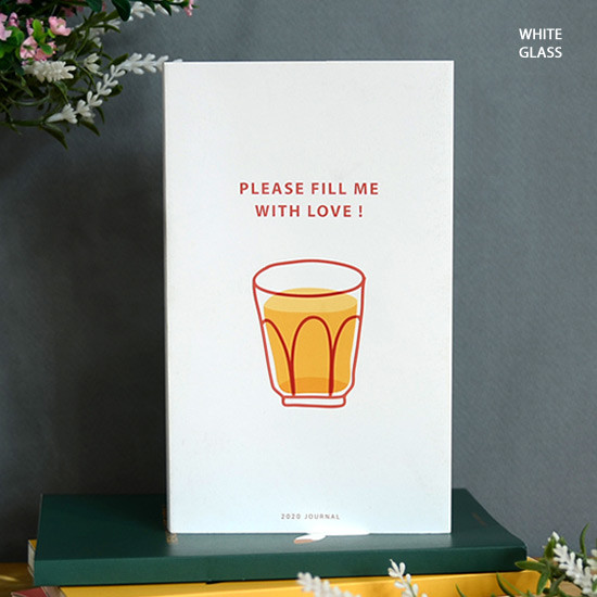White glass - Jam Studio 2020 Dong Dong dated weekly diary planner