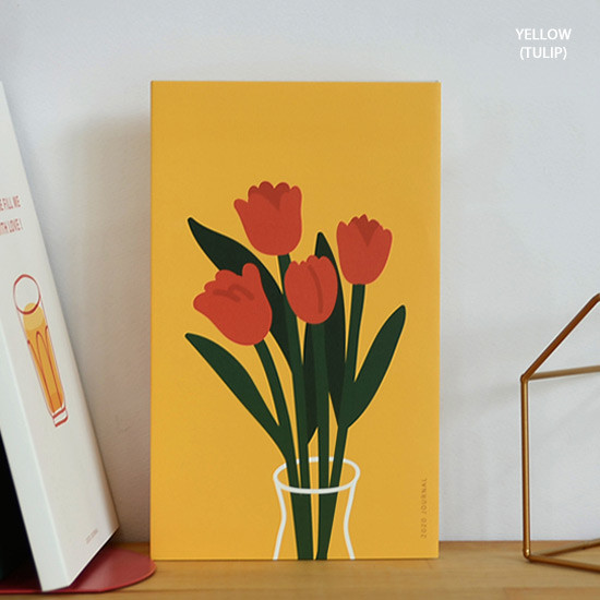 Yellow(tulip) - Jam Studio 2020 Dong Dong dated weekly diary planner