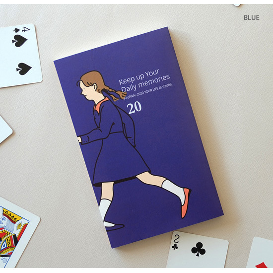 Blue - Jam Studio 2020 Cha Cha dated weekly diary planner