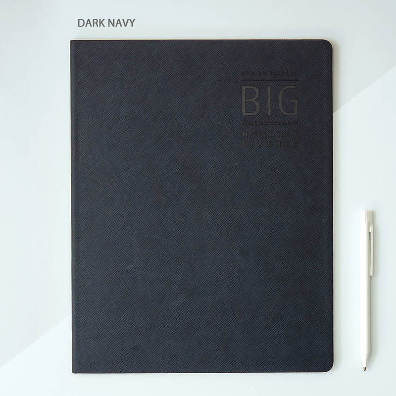 Dark navy - Ardium 2020 Premium big dated monthly planner scheduler