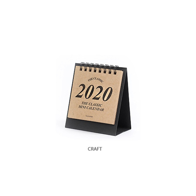 Craft - Wanna This 2020 Classic small spiral bound desk calendar Craft - Wanna This 2020 Classic small spiral bound desk calendar