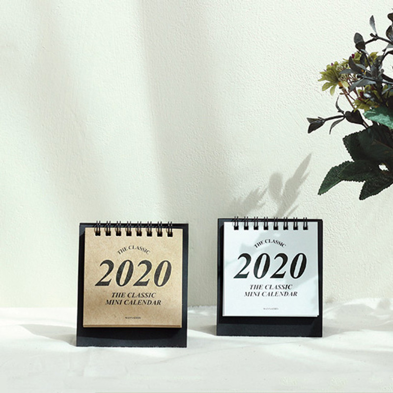 Wanna This 2020 Classic small spiral bound desk calendar Wanna This 2020 Classic small spiral bound desk calendar