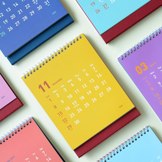 Jam studio 2020 Welcome standing desk flip calendar