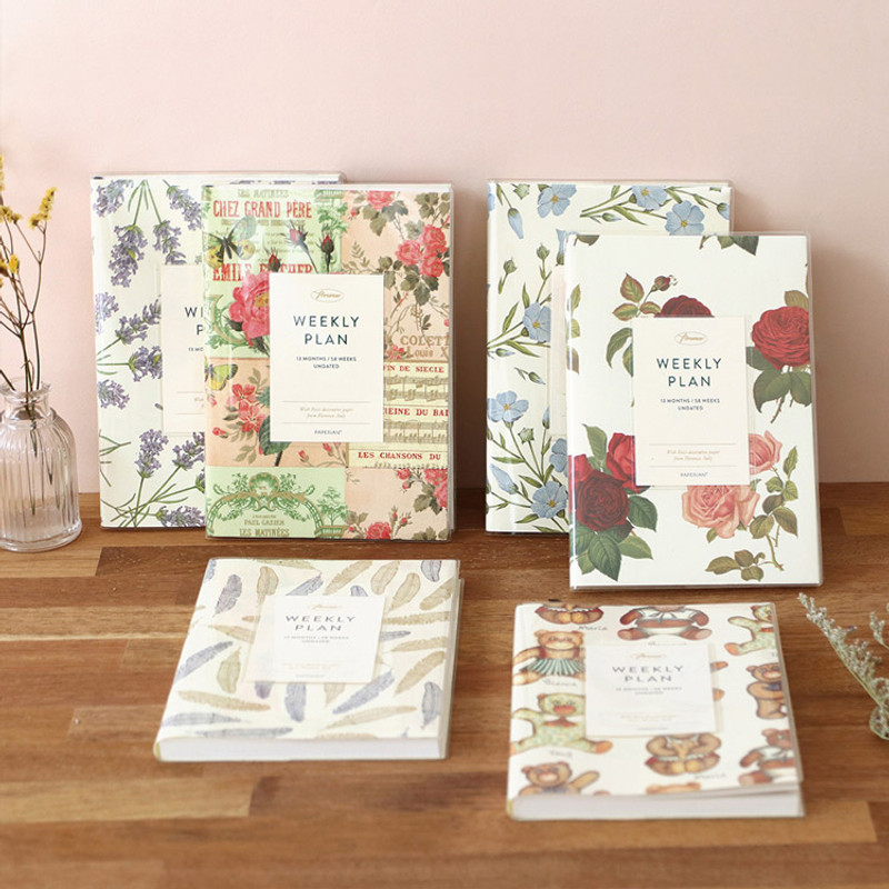 PAPERIAN Florence dateless weekly diary agenda planner PAPERIAN Florence dateless weekly diary agenda planner