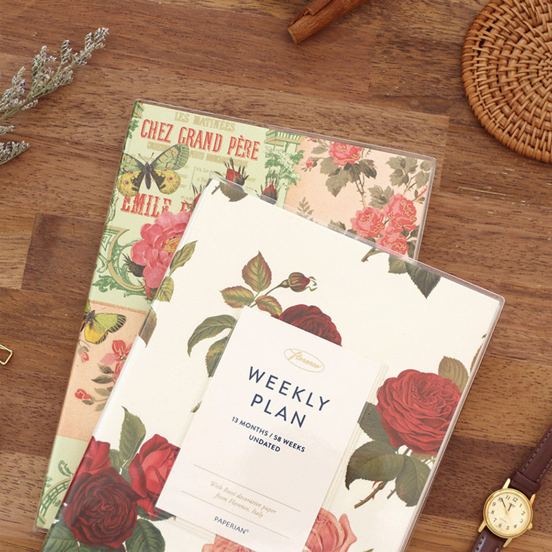 PAPERIAN Florence dateless weekly diary agenda planner PAPERIAN Florence dateless weekly diary agenda planner