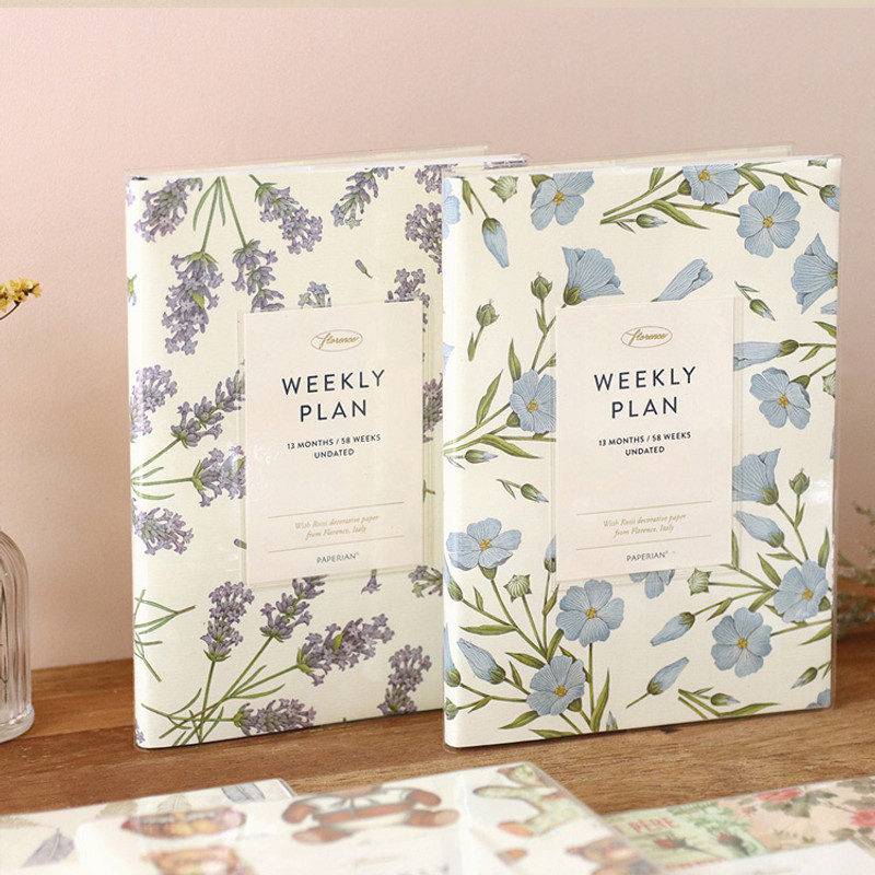 PAPERIAN Florence dateless weekly diary agenda planner PAPERIAN Florence dateless weekly diary agenda planner