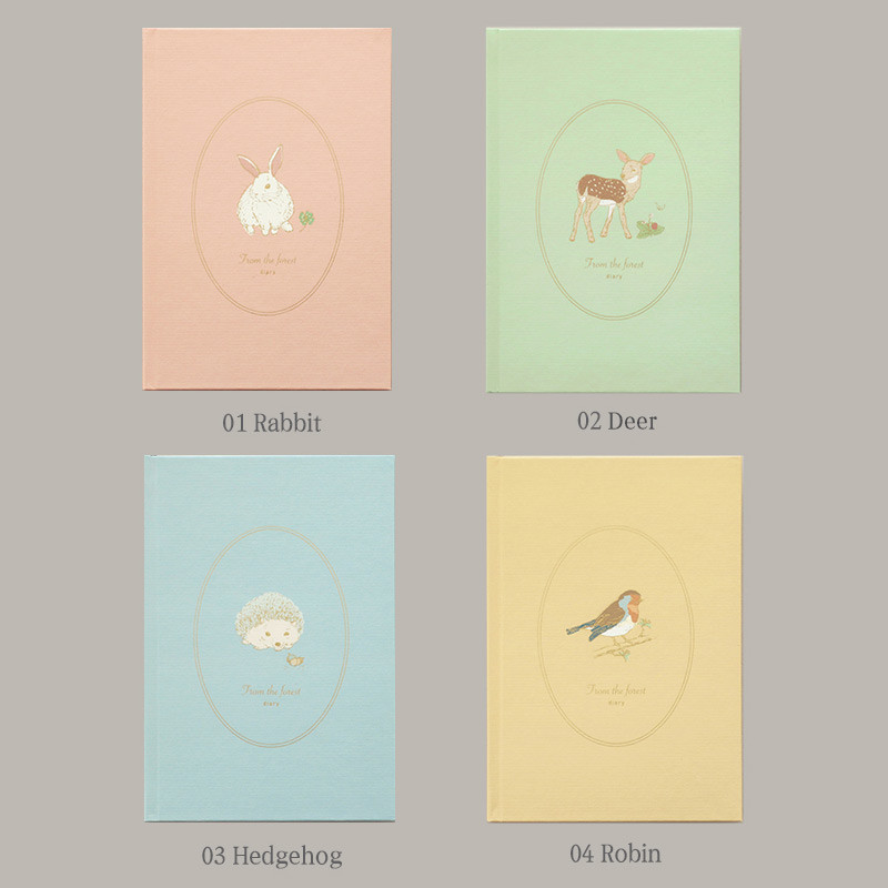 Option - PAPERIAN From the forest dateless weekly diary planner