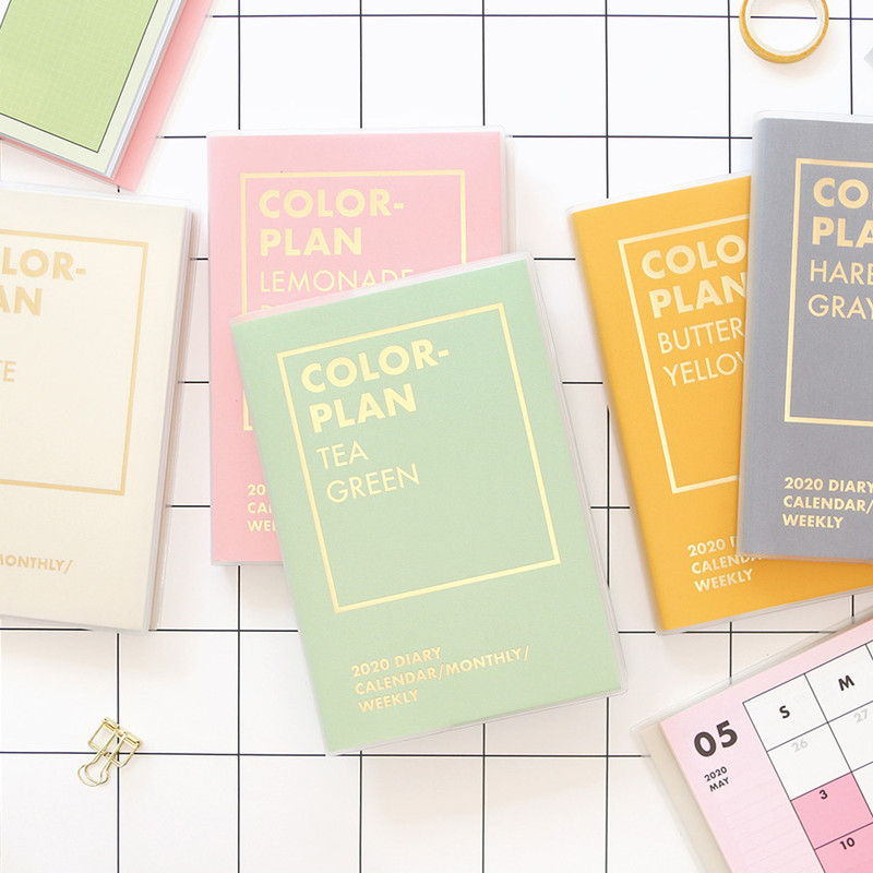 PAPERIAN Colorful 2020 dated weekly planner scheduler