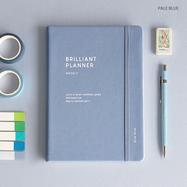 Pale blue - ICONIC 2020 Brilliant dated weekly planner scheduler