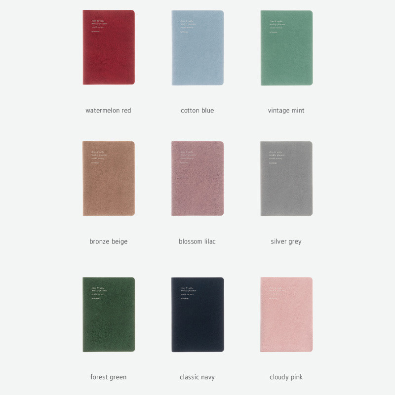 Colors of Byfulldesign 2020 Notable memory B6 dated weekly planner Colors of Byfulldesign 2020 Notable memory B6 dated weekly planner
