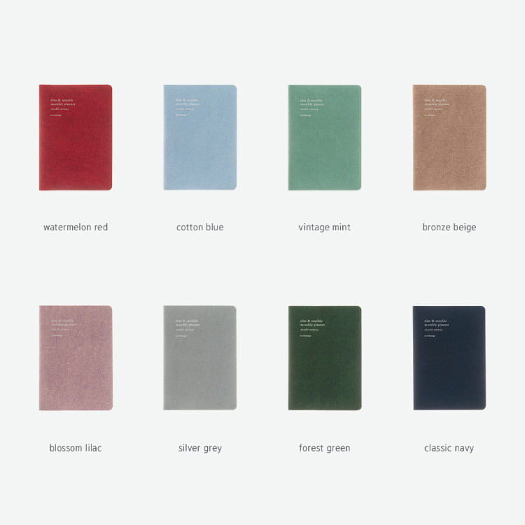 Colors of Byfulldesign 2020 Notable memory B6 dated monthly planner