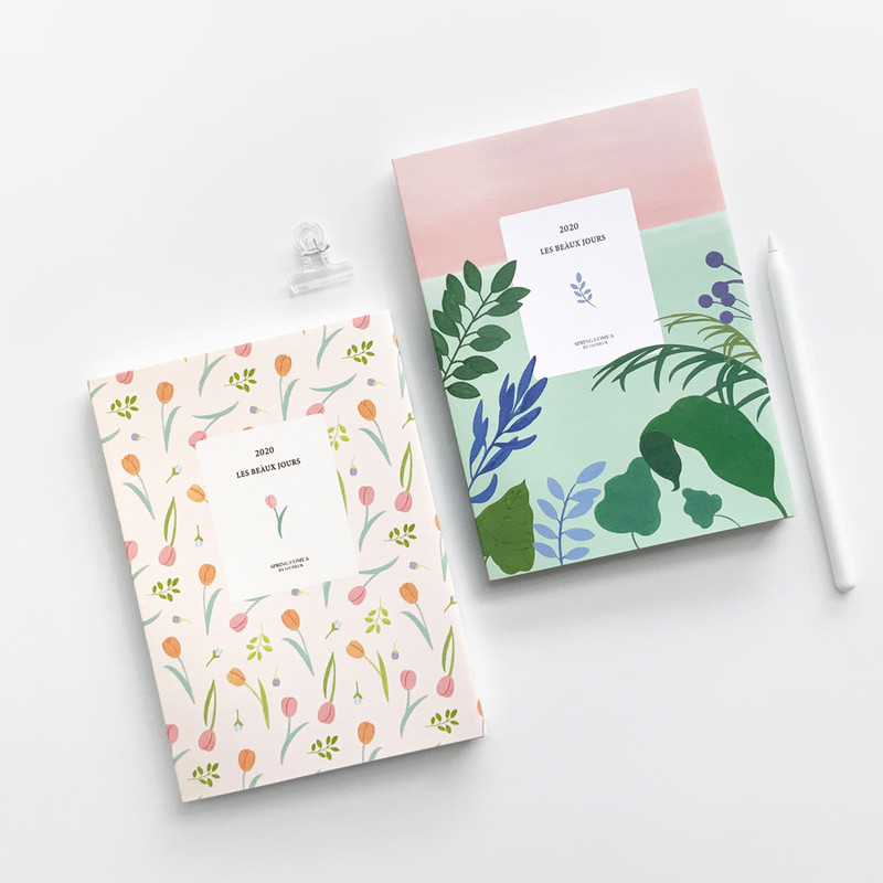 O-CHECK 2020 Les beaux jours dated weekly diary planner