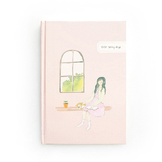 O-CHECK 2020 Shiny days hardcover dated weekly diary planner