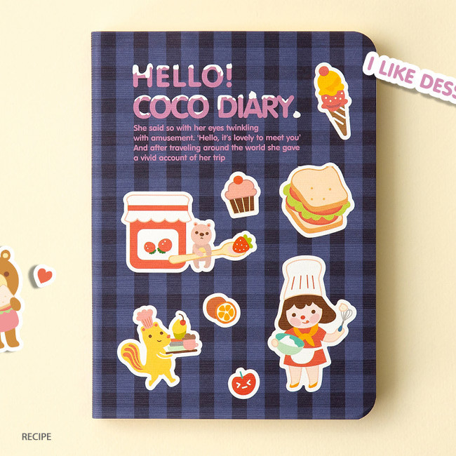 Recipe - Ardium 2020 Hello coco dated weekly diary planner