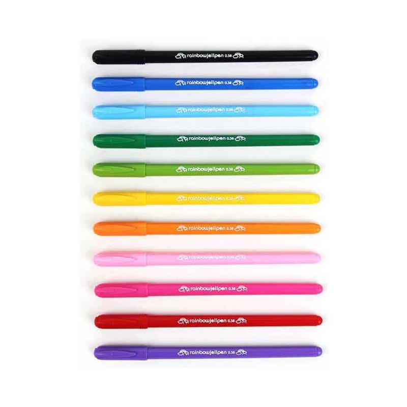 Design somerz Rainbow Gel Pen 0.38mm set of 10 colors Design somerz Rainbow Gel Pen 0.38mm set of 10 colors