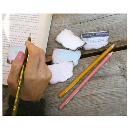 Retro burn it sticky memo pads post it - sticky notes 25sheets