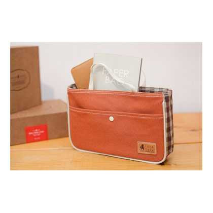 Daily love check pattern Cross body zipper bag with strap