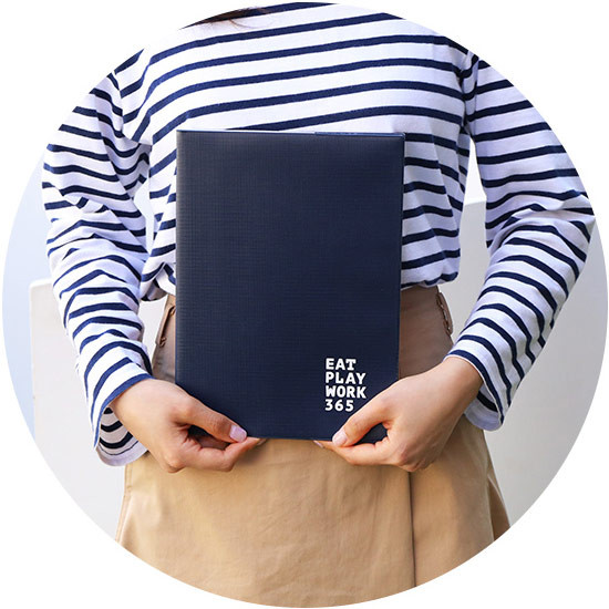 Navy - Romane 2020 Workaholic 365 dated weekly diary planner