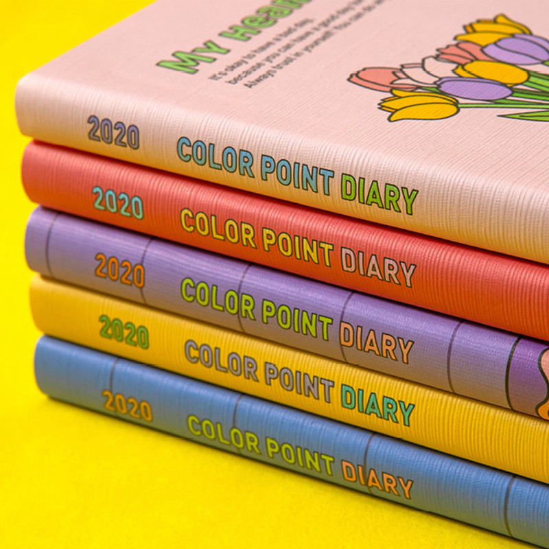 Ardium 2020 Color point dated weekly diary planner Ardium 2020 Color point dated weekly diary planner