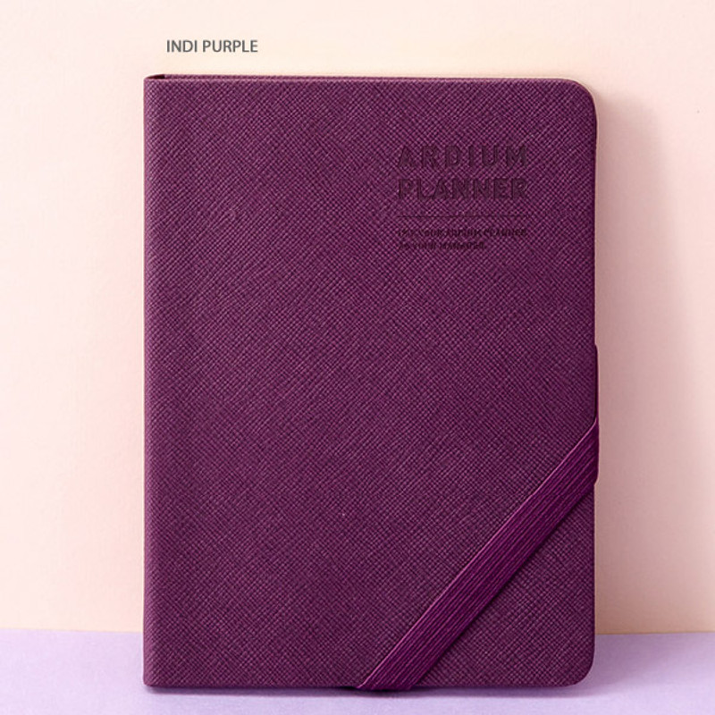 Indi purple - Ardium 2020 Simple small dated weekly diary planner