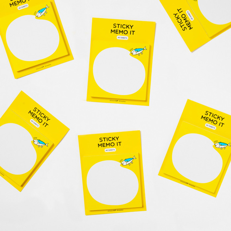 DESIGN IVY Ggo deung o sticky notes memo pad DESIGN IVY Ggo deung o sticky notes memo pad