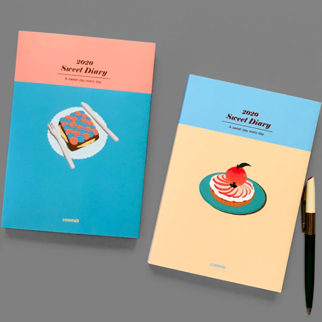 Design Comma-B 2020 Sweet dessert dated weekly diary planner