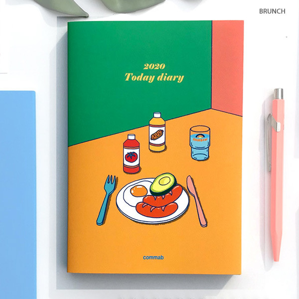 Brunch - Design Comma-B 2020 Today dated weekly diary planner
