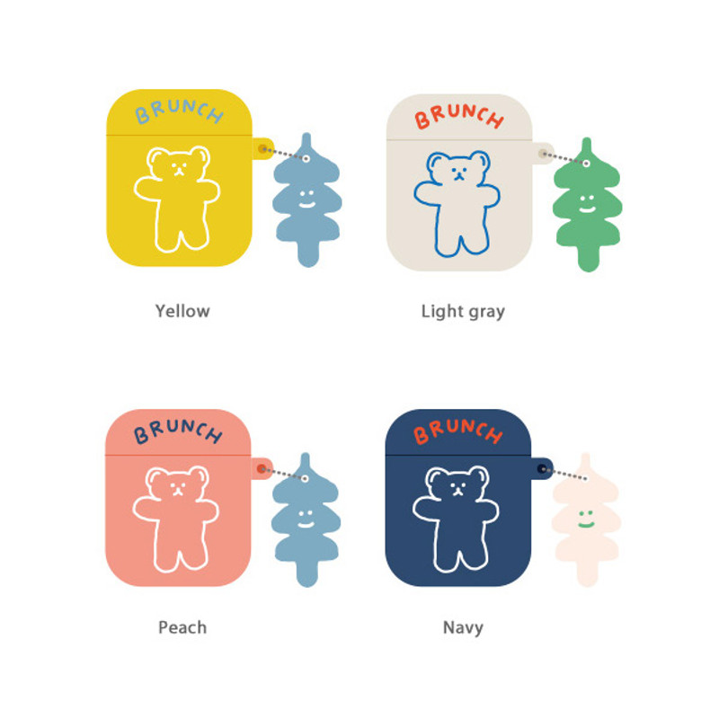Bear basic AirPods case silicone cover
