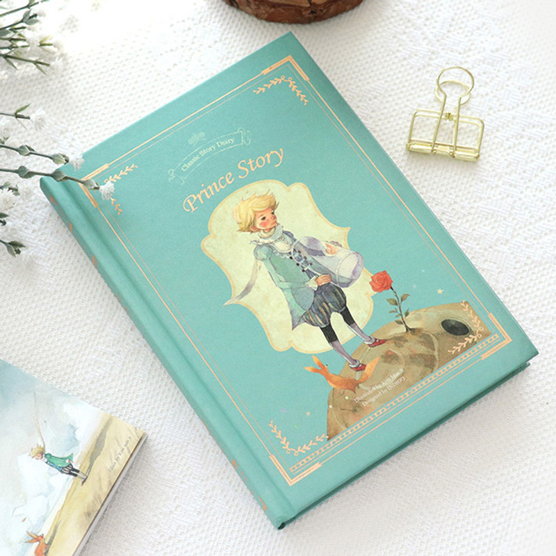 Mint - Indigo Classic the little prince undated daily diary planner Mint - Indigo Classic the little prince undated daily diary planner