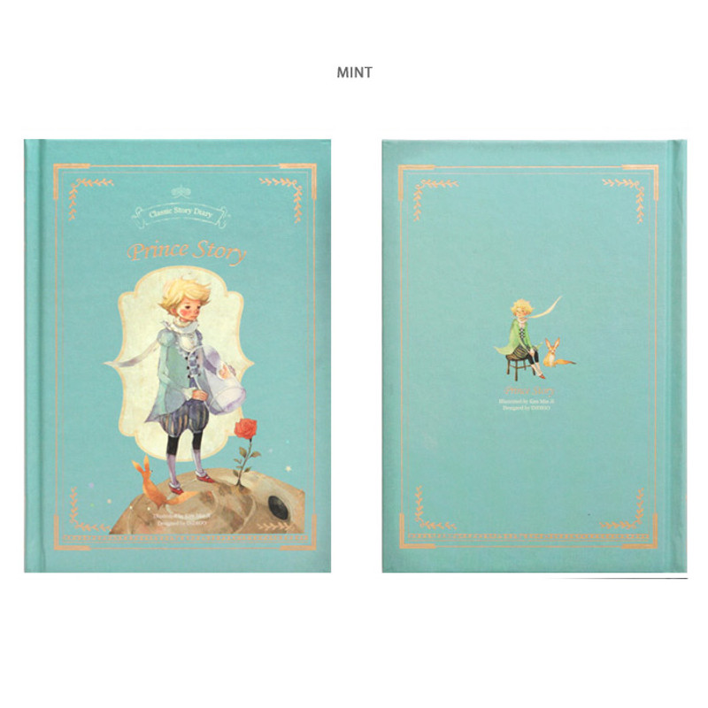 Mint - Indigo Classic the little prince undated daily diary planner Mint - Indigo Classic the little prince undated daily diary planner
