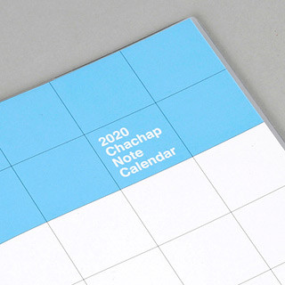 clear PVC cover - Chachap 2020 Note dated monthly planner scheduler