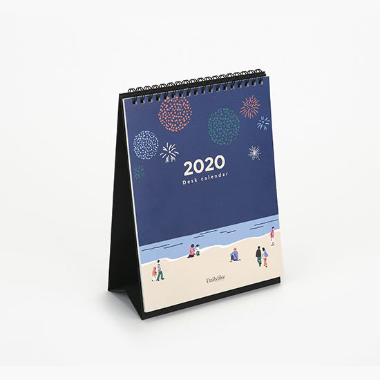 Dailylike 2020 Cute illustration standing desk calendar