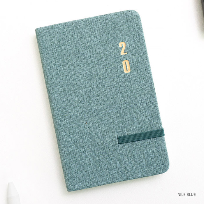 Nile blue - eedendesign 2020 Simple dated weekly diary planner