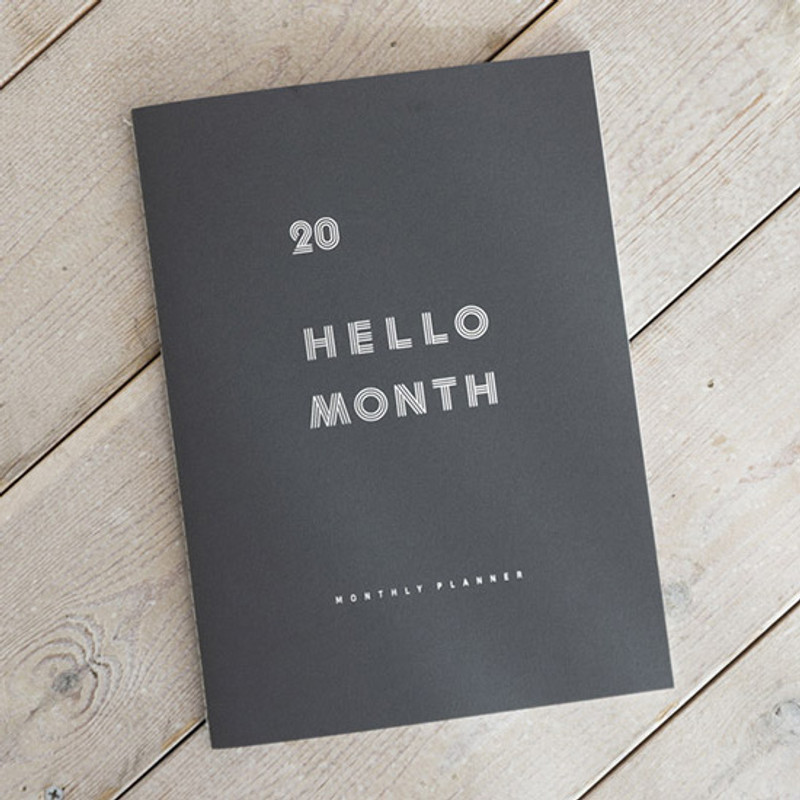 Eedendesign 2020 Hello month B5 dated monthly planner